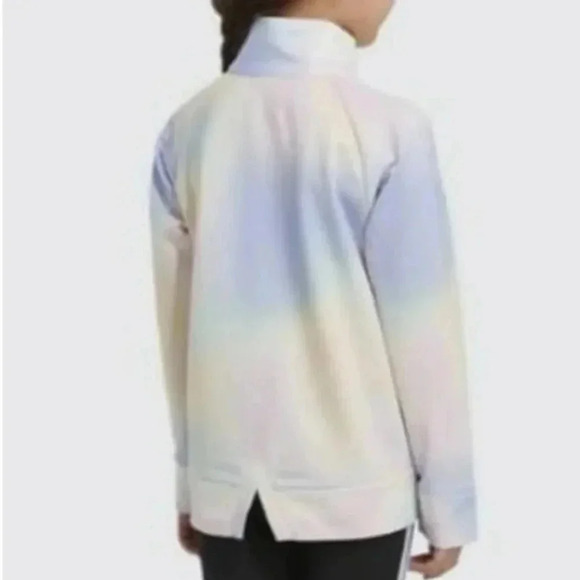 Adidas Rainbow Full Zip Girls Jacket, Size 6 - Picture 2 of 12